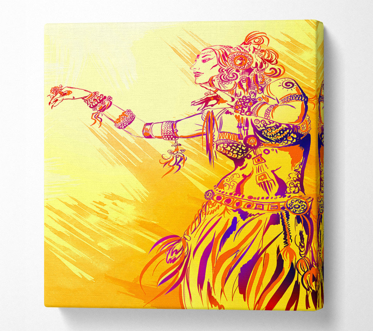 Tribal Fusion Yanarada Canvas Wall Art