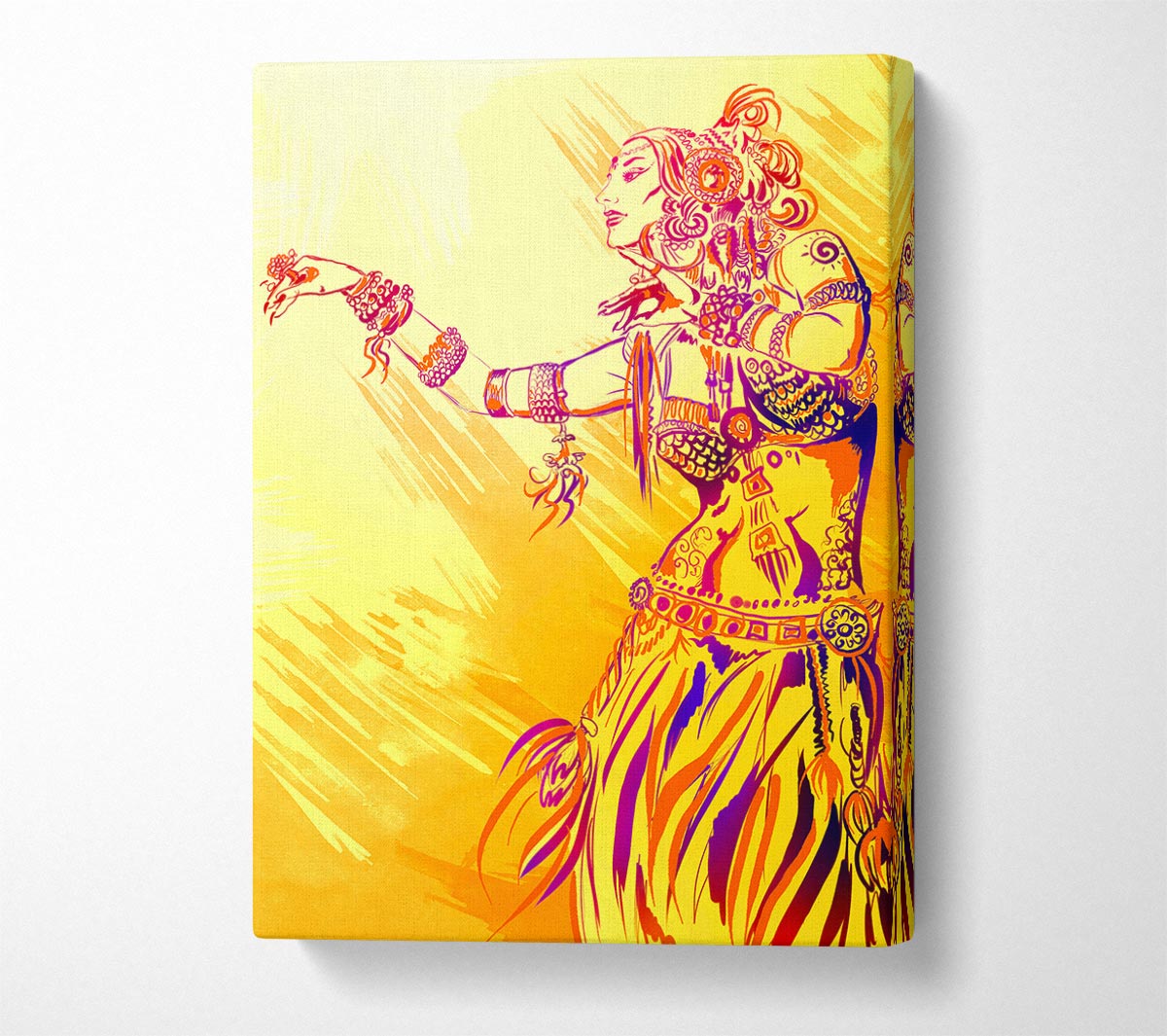 Tribal Fusion Yanarada Canvas Wall Art