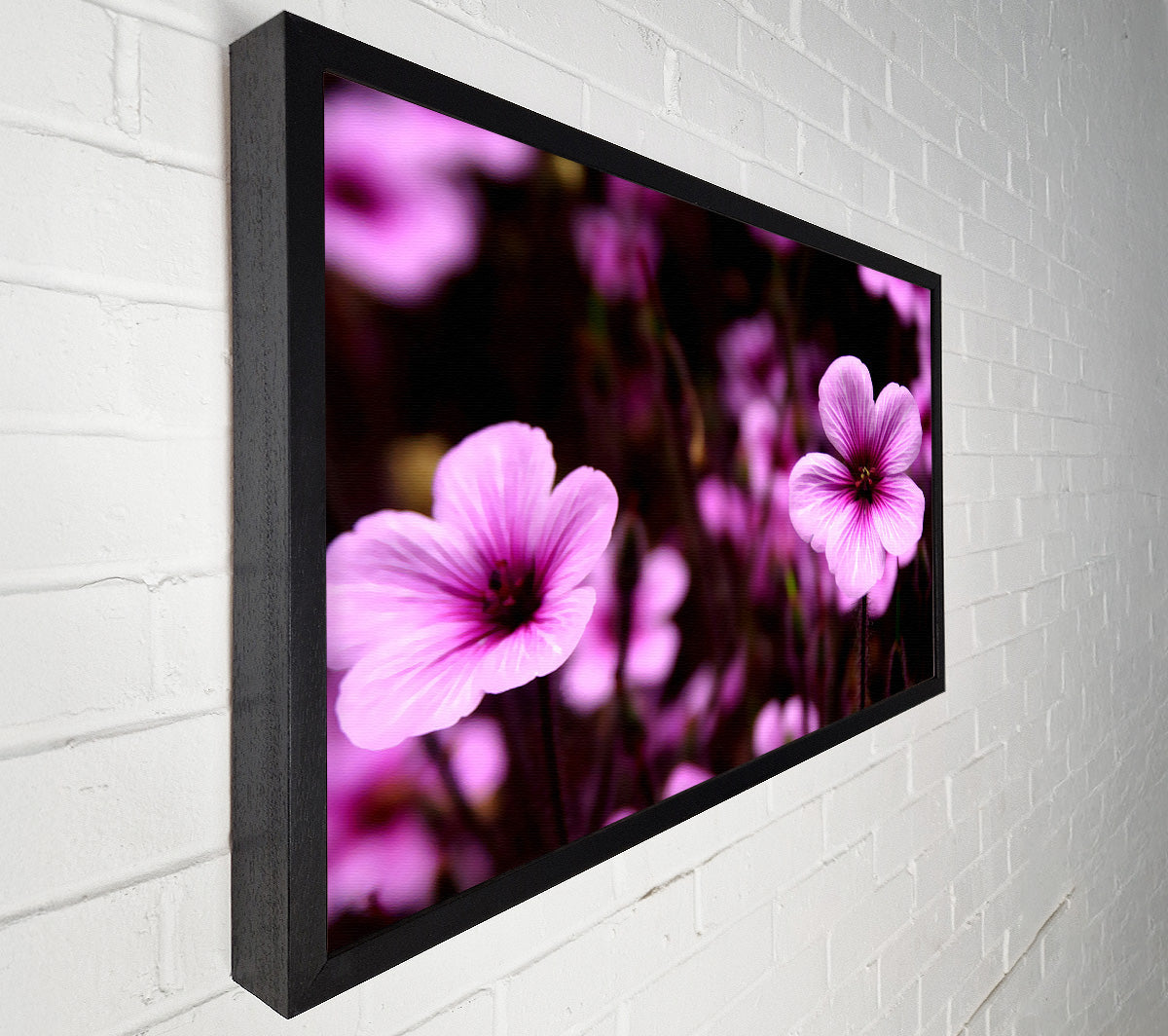 Purple Trumpets Canvas Wall Art