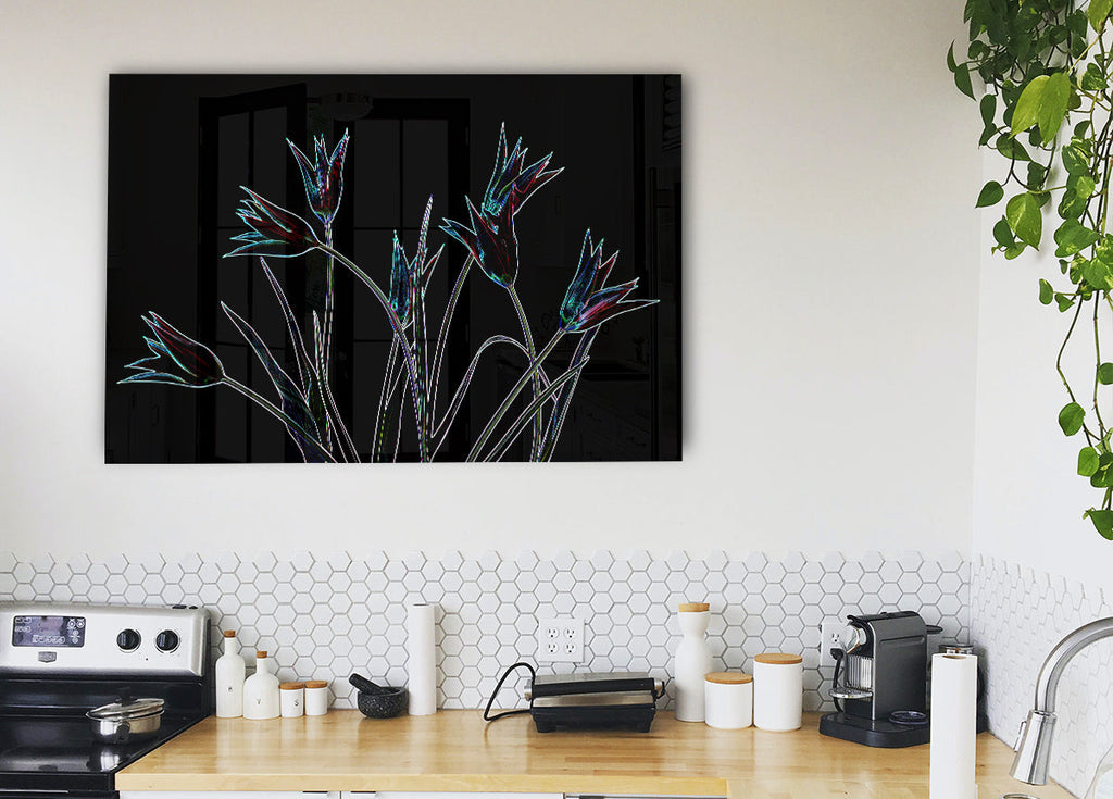 Abstarct Neon Floral 31
