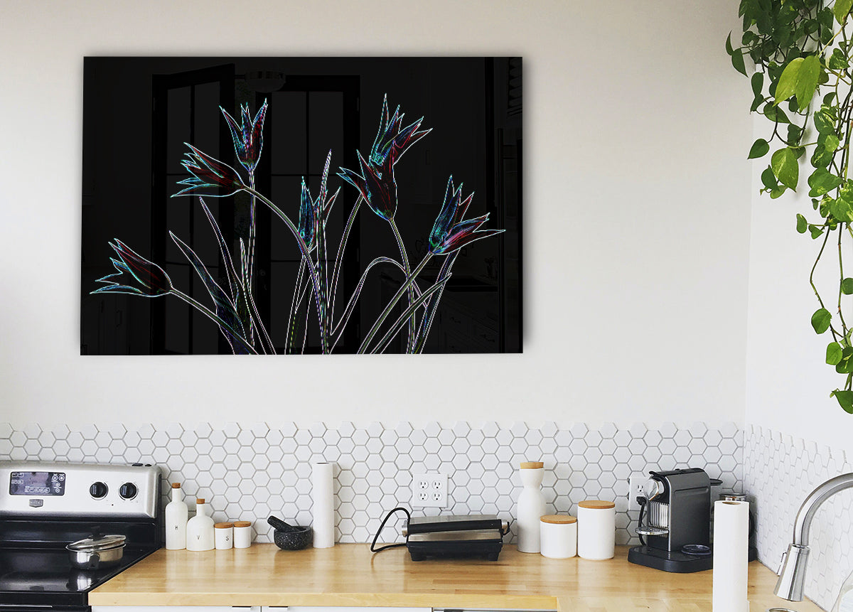 Abstarct Neon Floral 31
