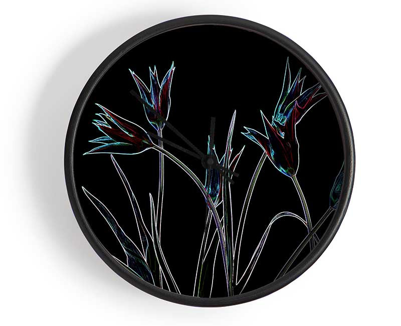 Abstarct Neon Floral 31