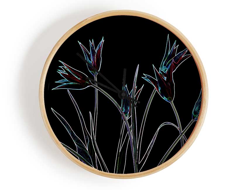 Abstarct Neon Floral 31