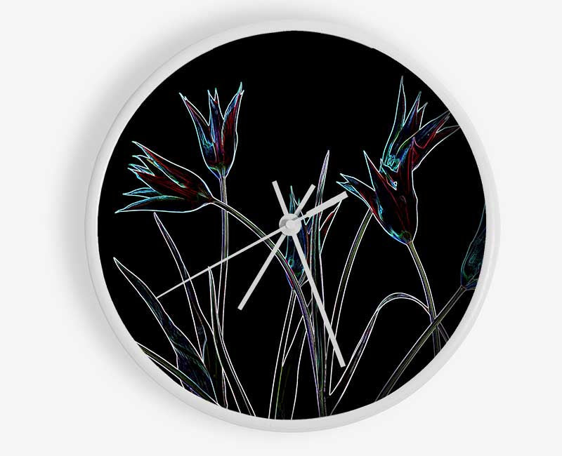 Abstarct Neon Floral 31