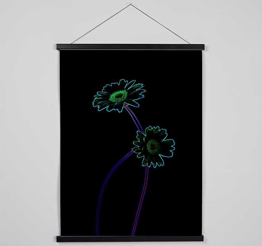 Abstarct Neon Floral 26