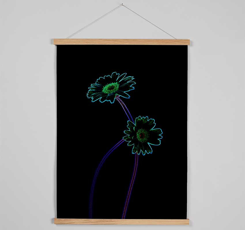 Abstarct Neon Floral 26