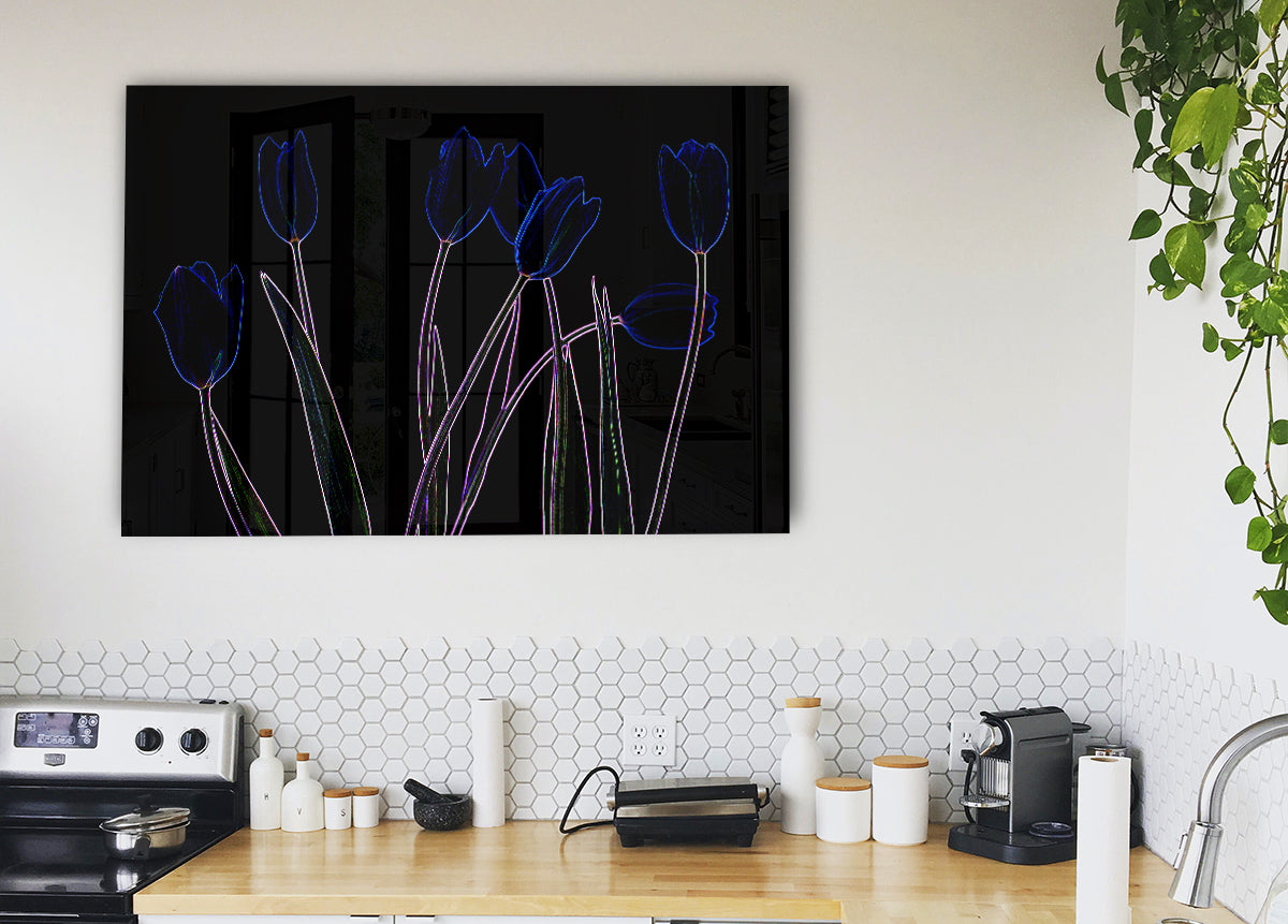 Abstarct Neon Floral 23