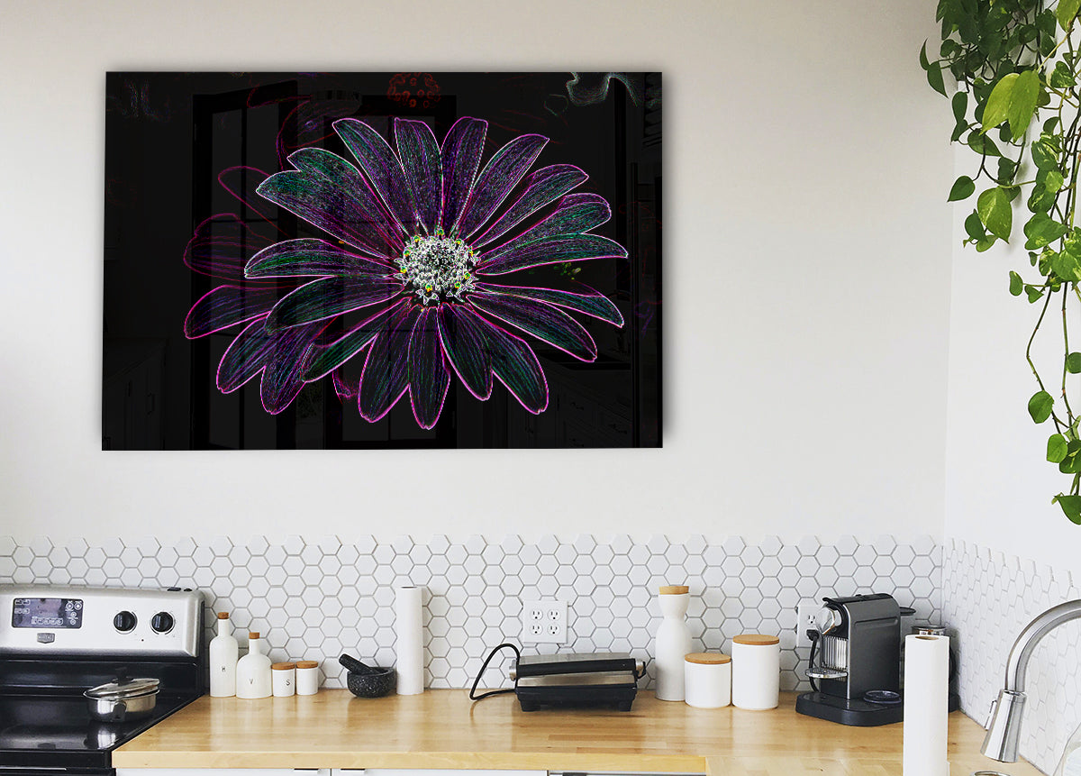 Abstarct Neon Floral 14