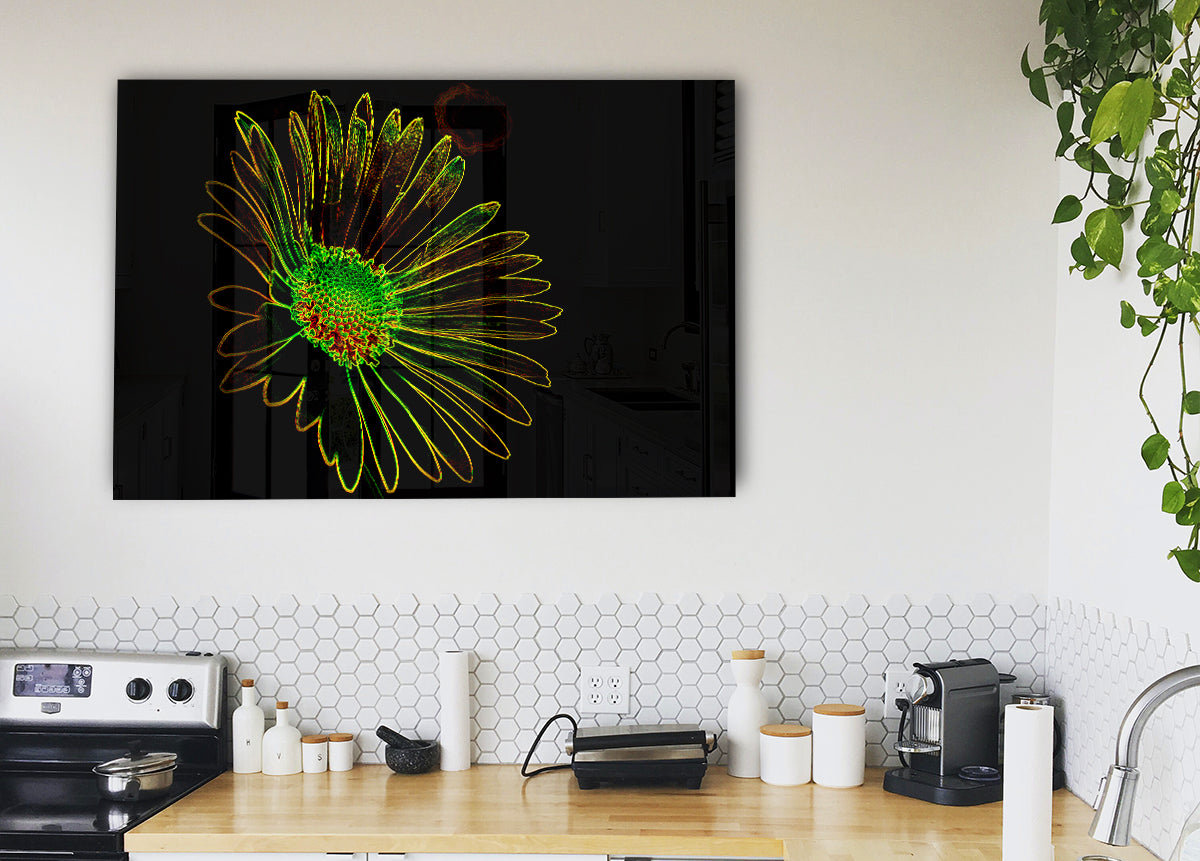 Abstarct Neon Floral 13