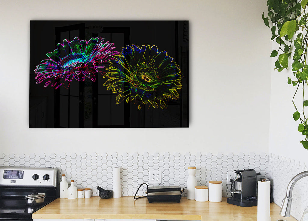 Abstarct Neon Floral 12