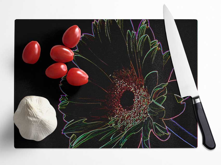 Abstarct Neon Floral 16