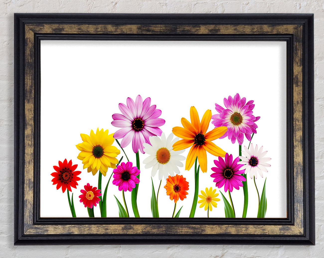 Garden Flower Party Framed Print