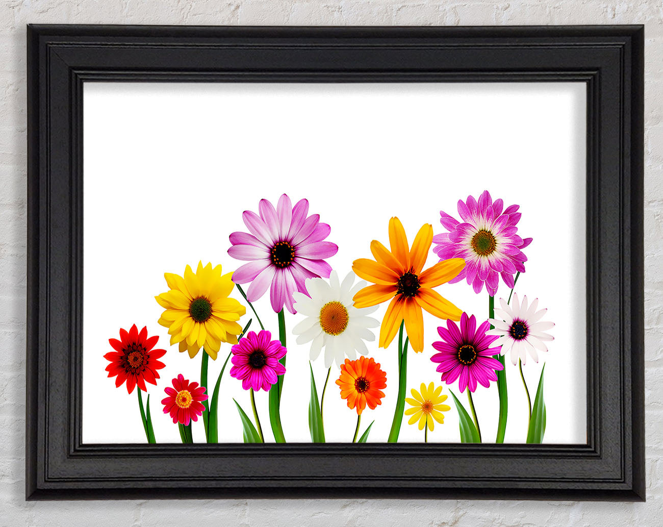 Garden Flower Party Framed Print