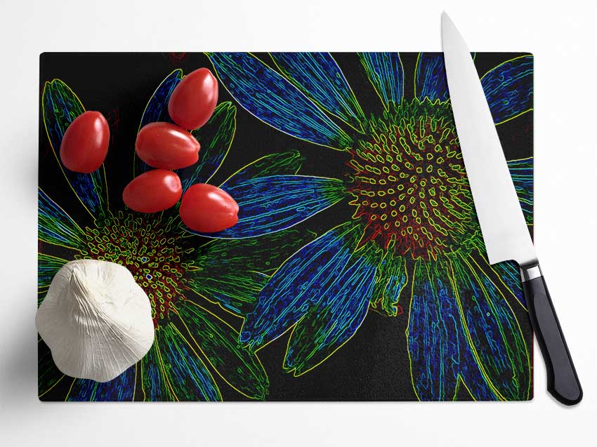 Abstarct Neon Floral 18