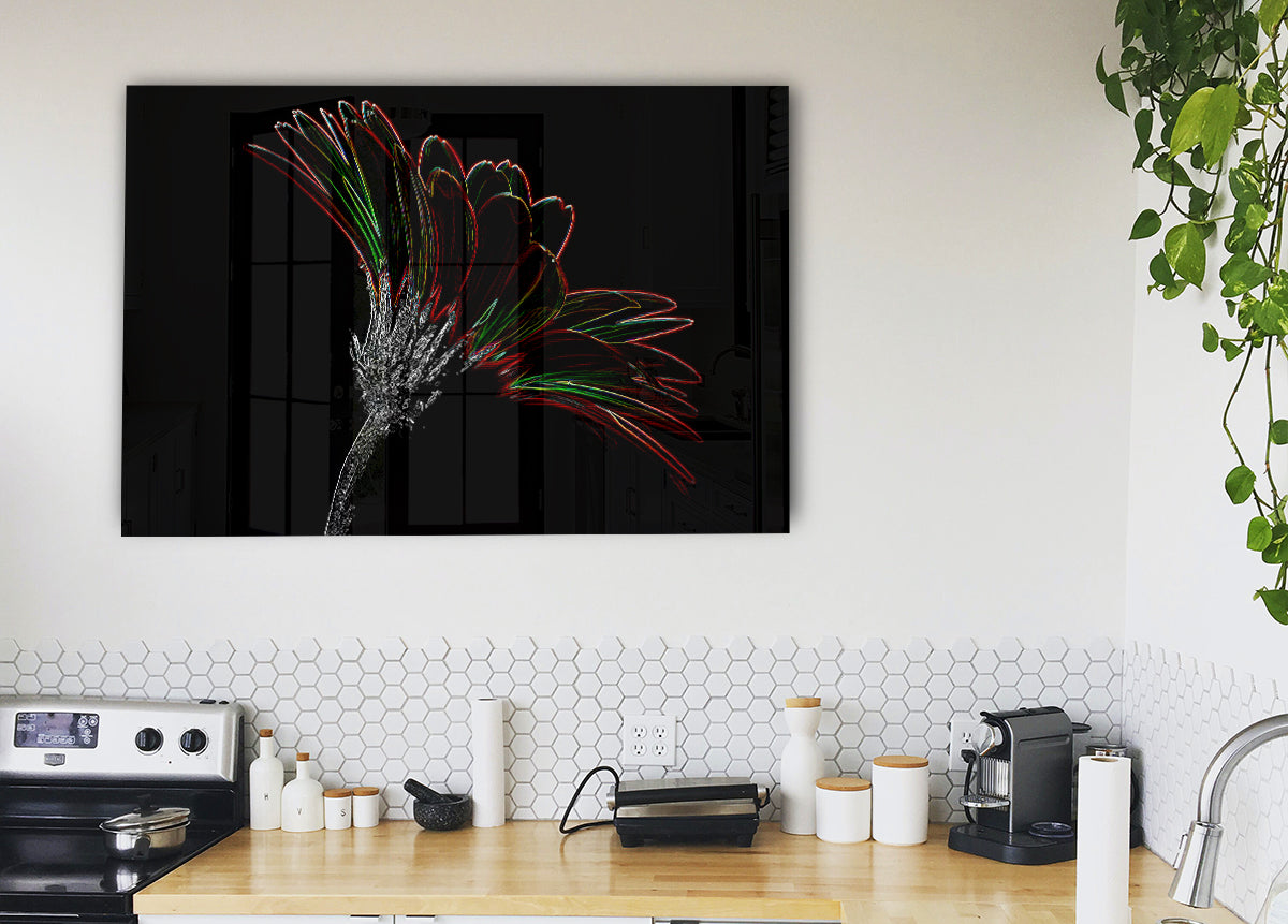 Abstarct Neon Floral 24