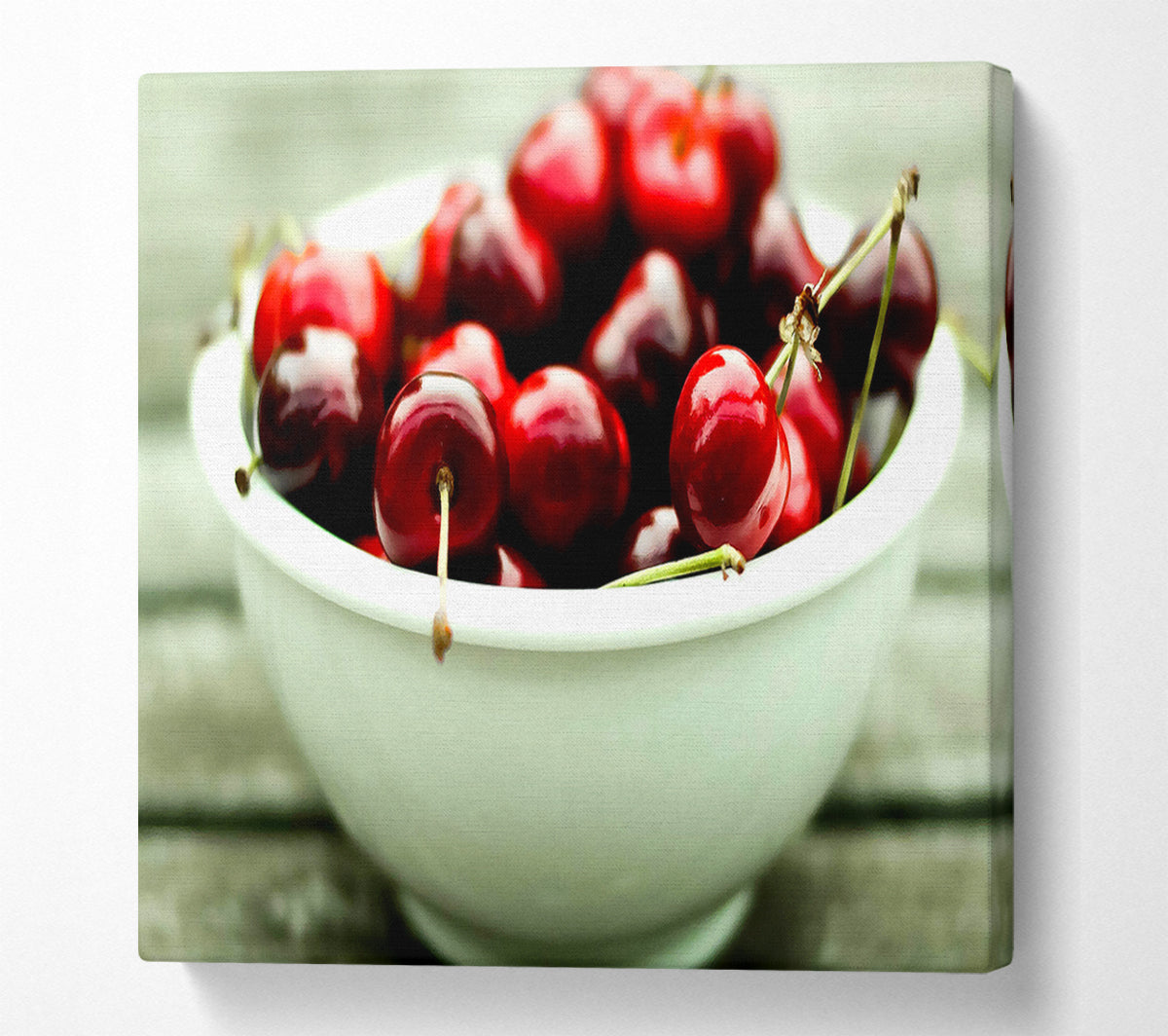 A Bowl Full Of Cherries Canvas Art