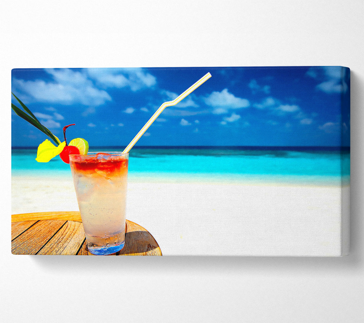 Tropical Cocktail Canvas Wall Art