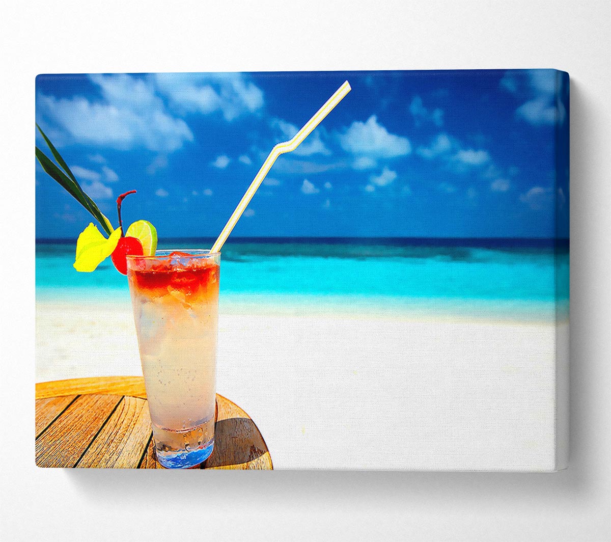 Tropical Cocktail Canvas Wall Art