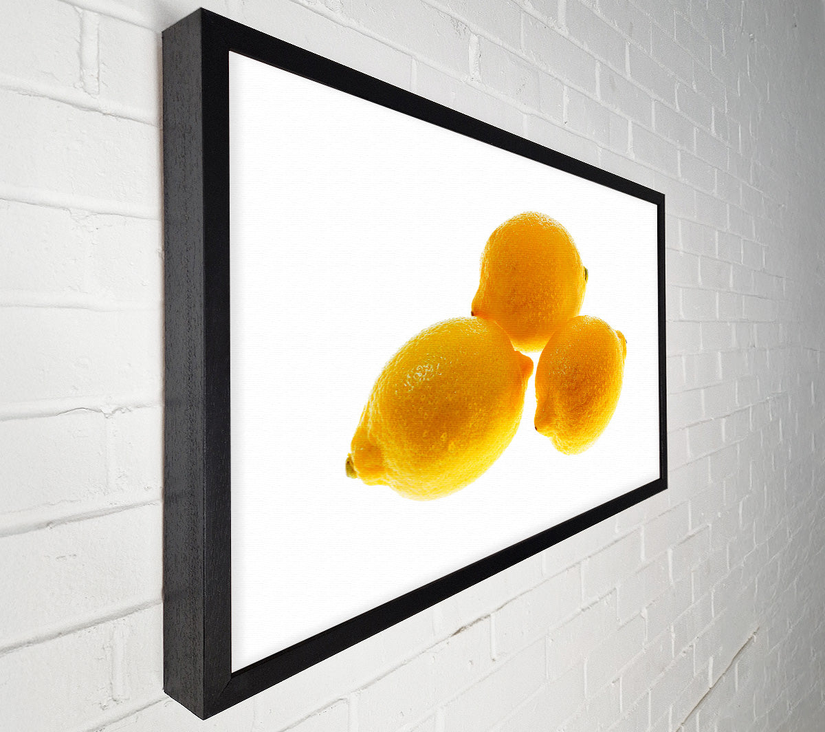 Trio Of Lemons Canvas Wall Art