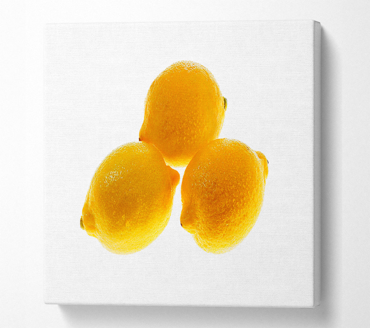 Trio Of Lemons Canvas Wall Art