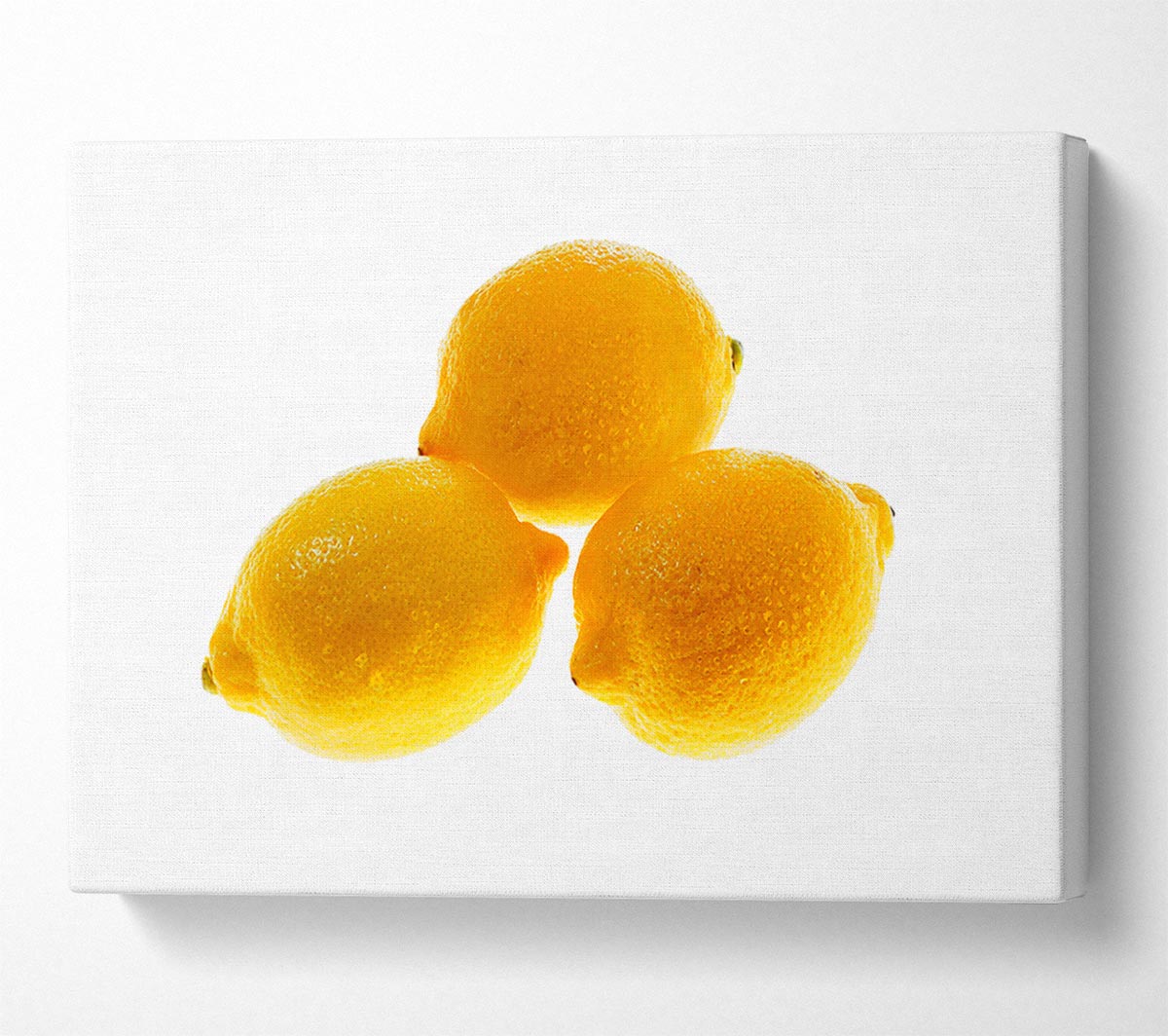 Trio Of Lemons Canvas Wall Art