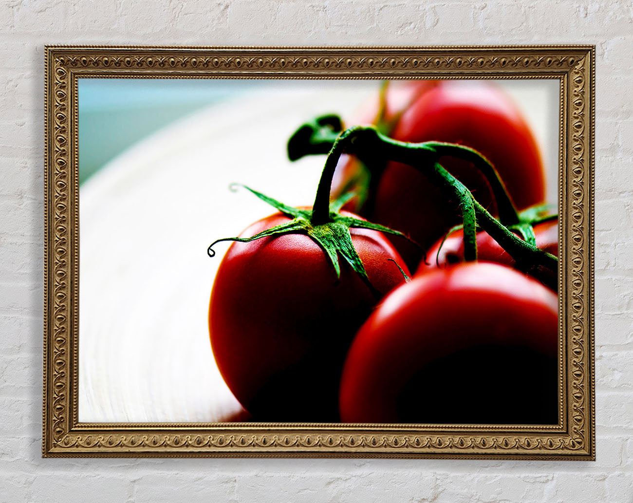 Tomato Stalk Framed Print