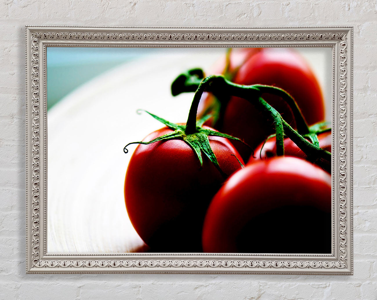 Tomato Stalk Framed Print
