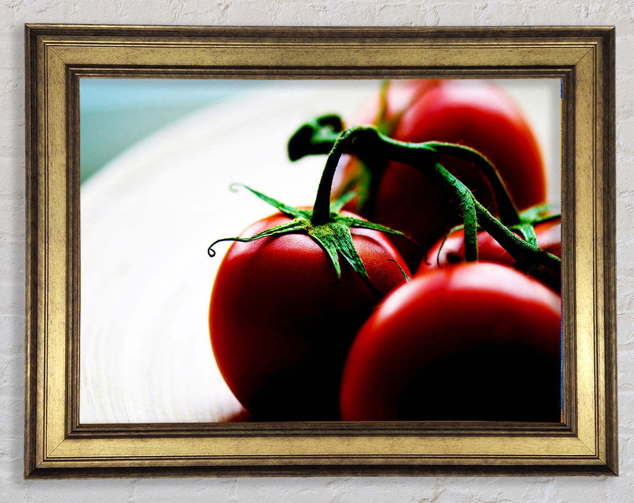 Tomato Stalk Framed Print