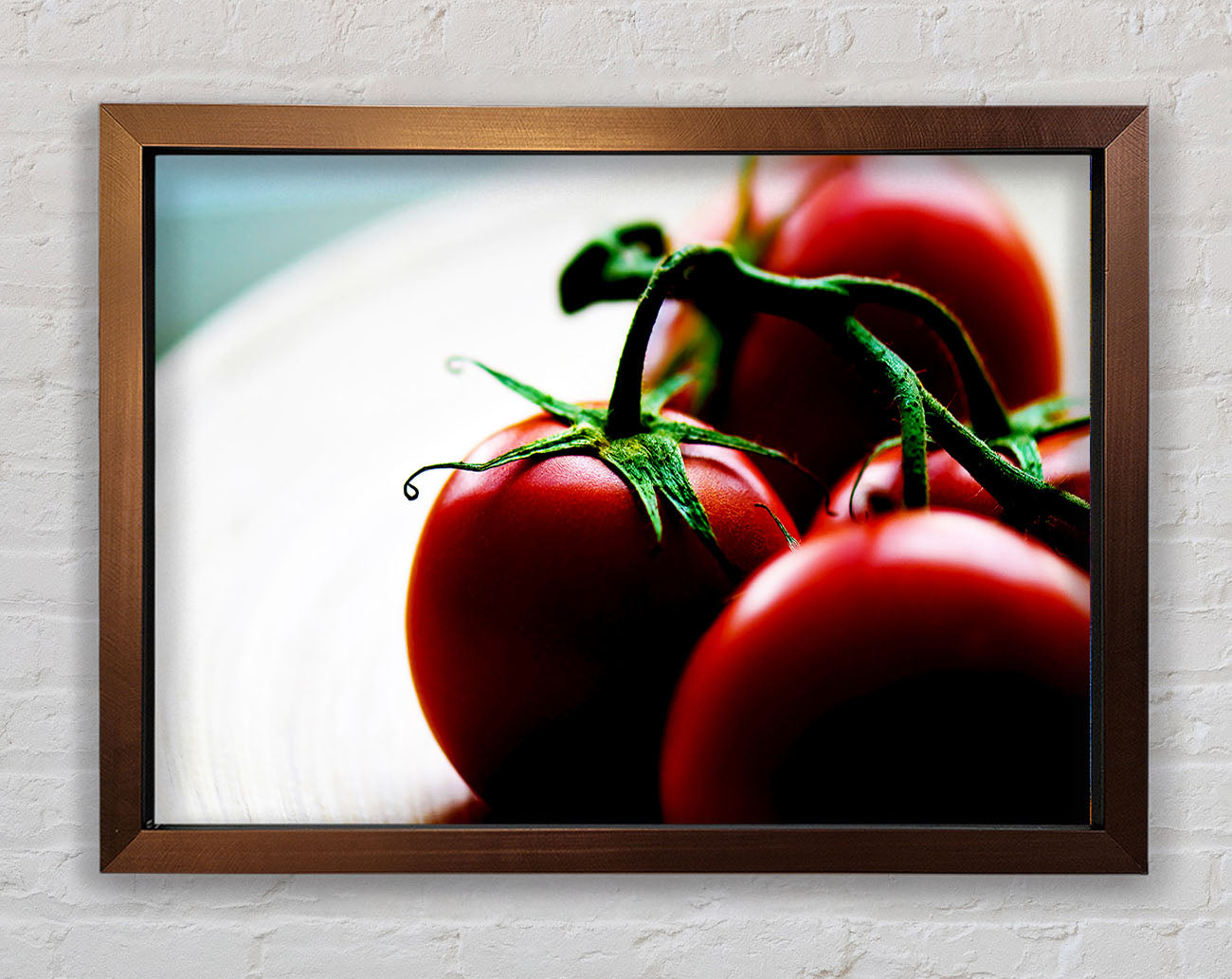 Tomato Stalk Framed Print