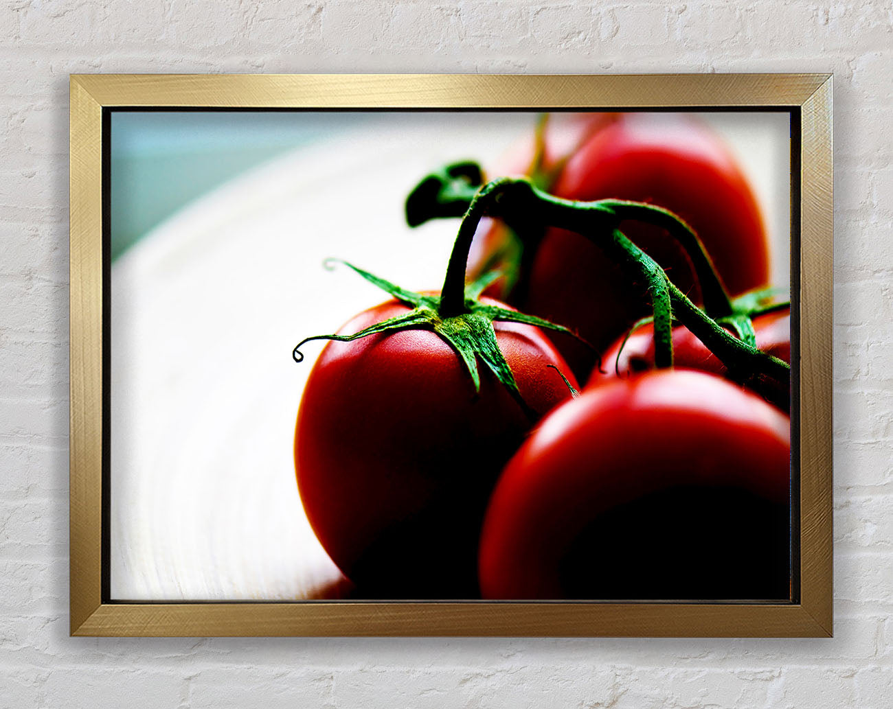 Tomato Stalk Framed Print
