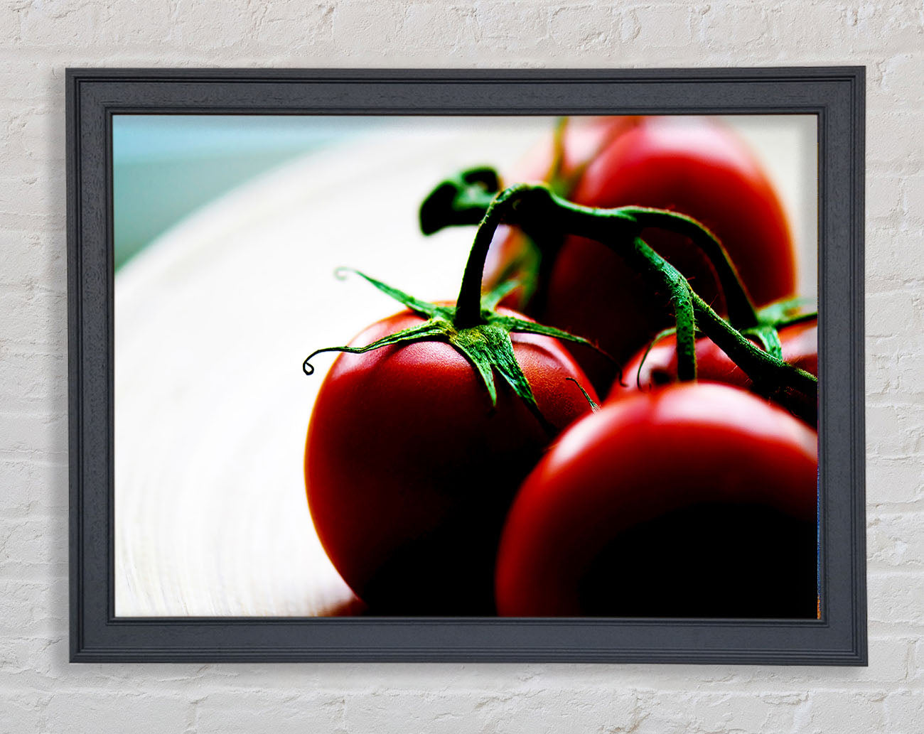 Tomato Stalk Framed Print