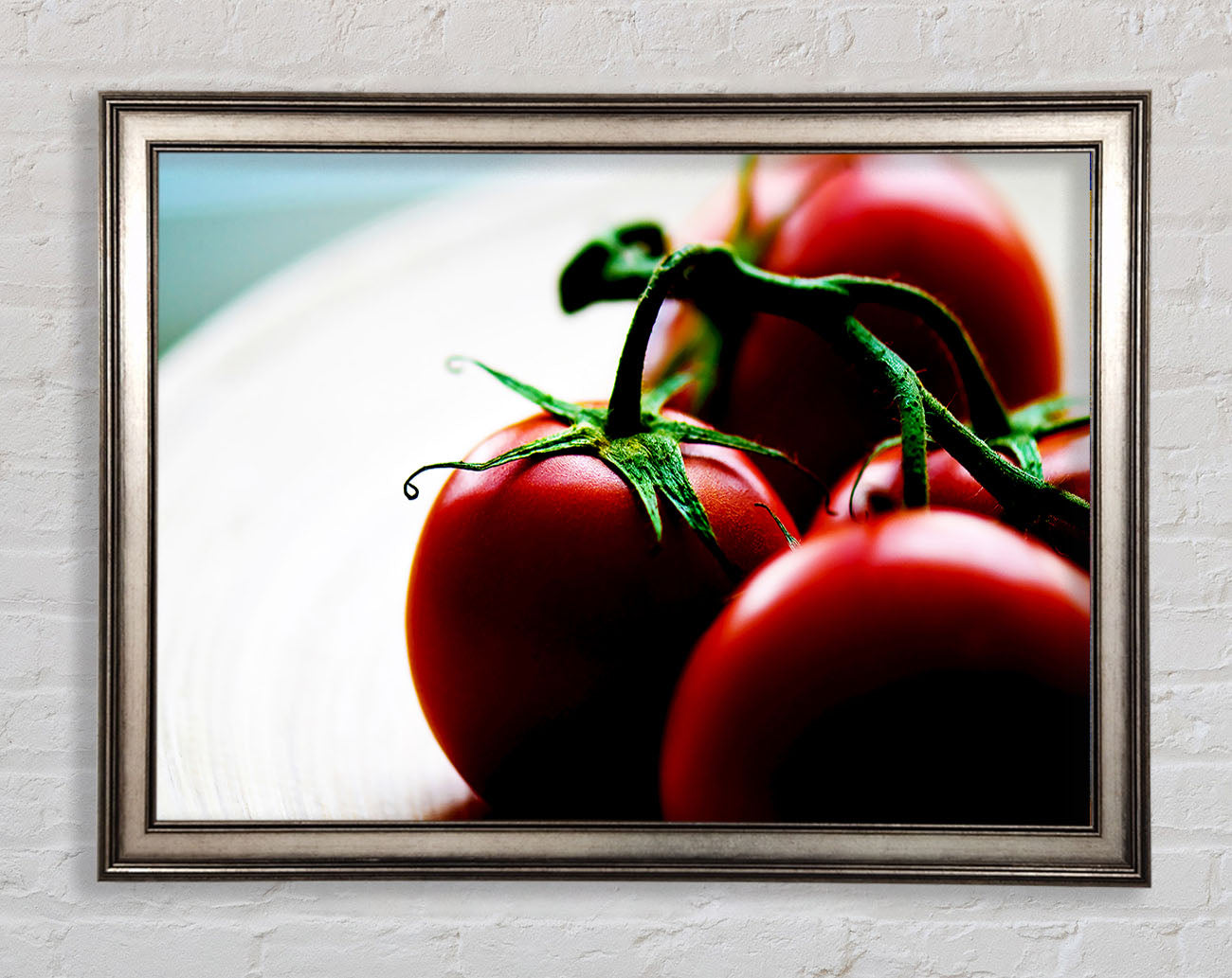 Tomato Stalk Framed Print