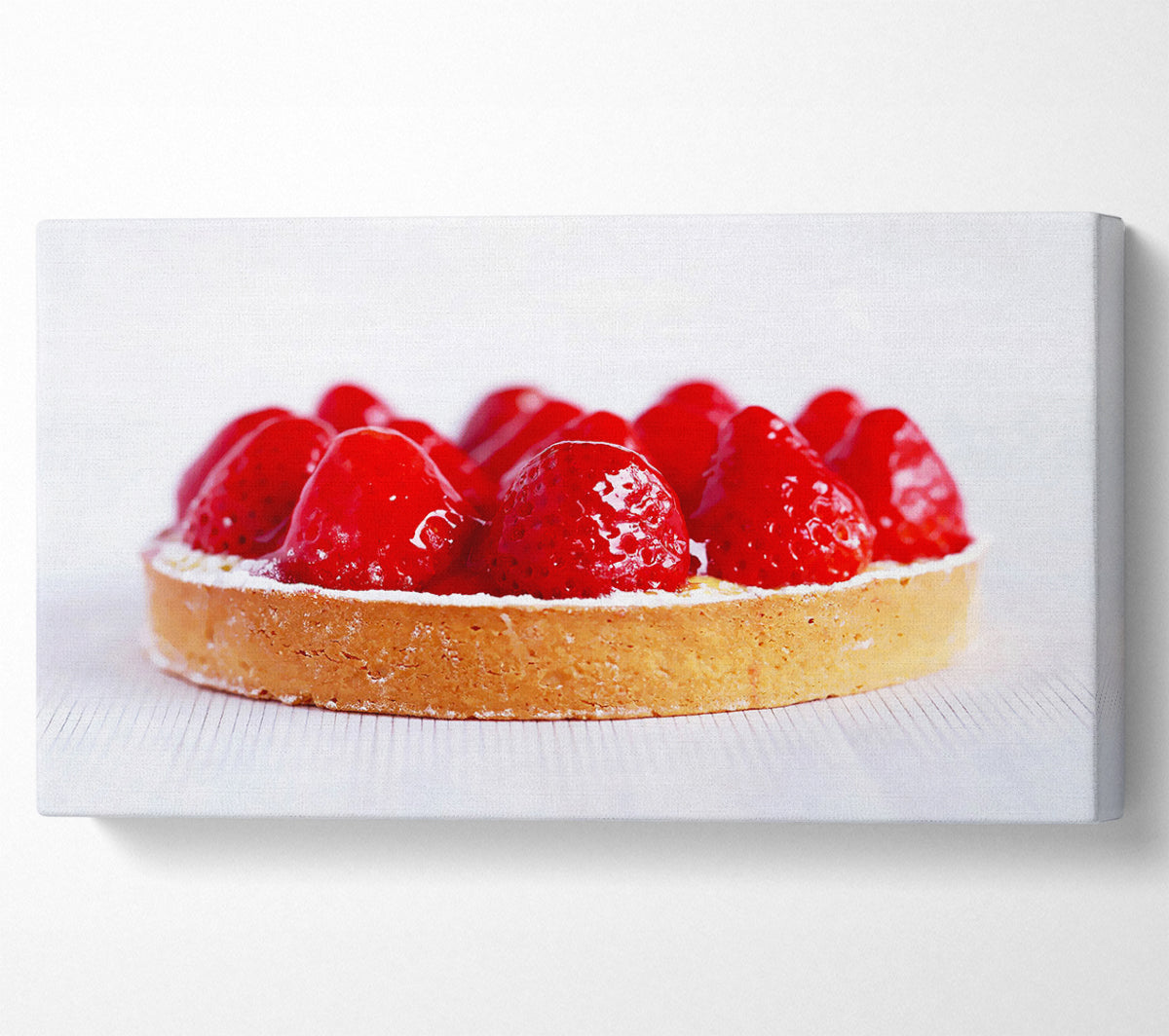 Strawberry Tart Canvas Wall Art