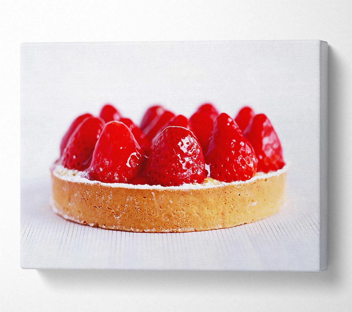 Strawberry Tart Canvas Wall Art