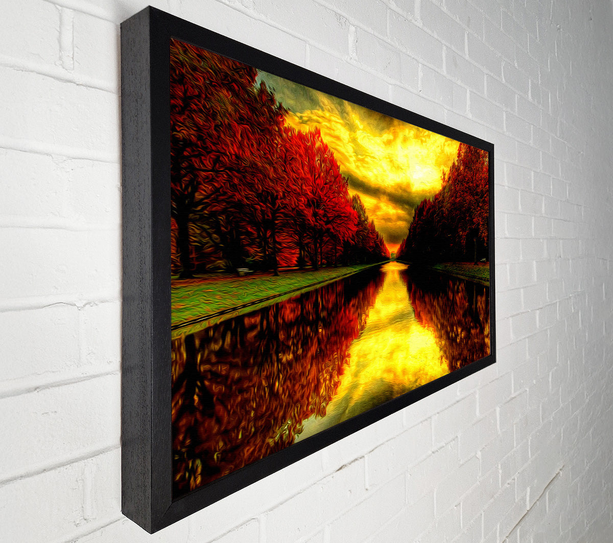 Fall Reflections Canvas Wall Art