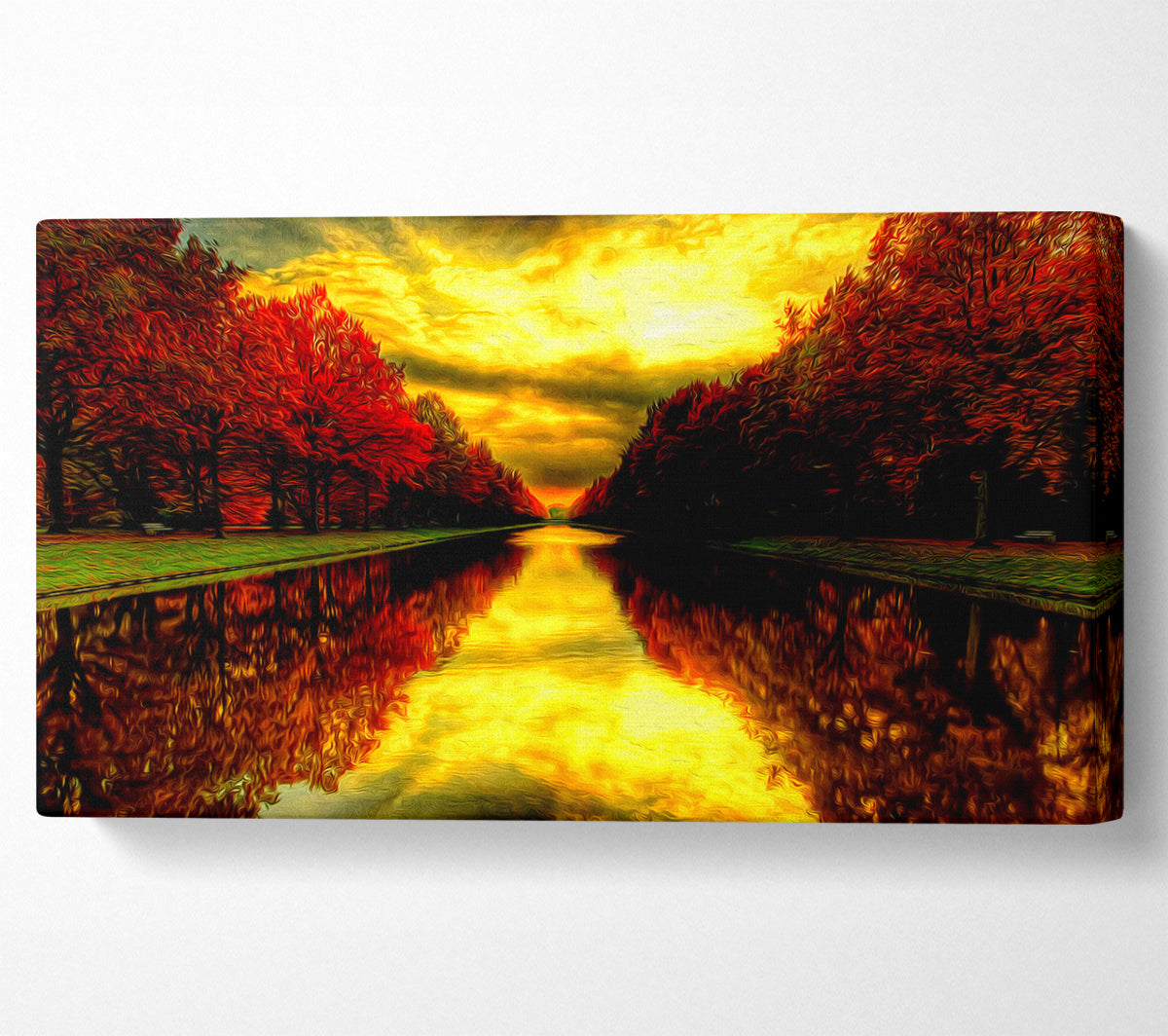 Fall Reflections Canvas Wall Art