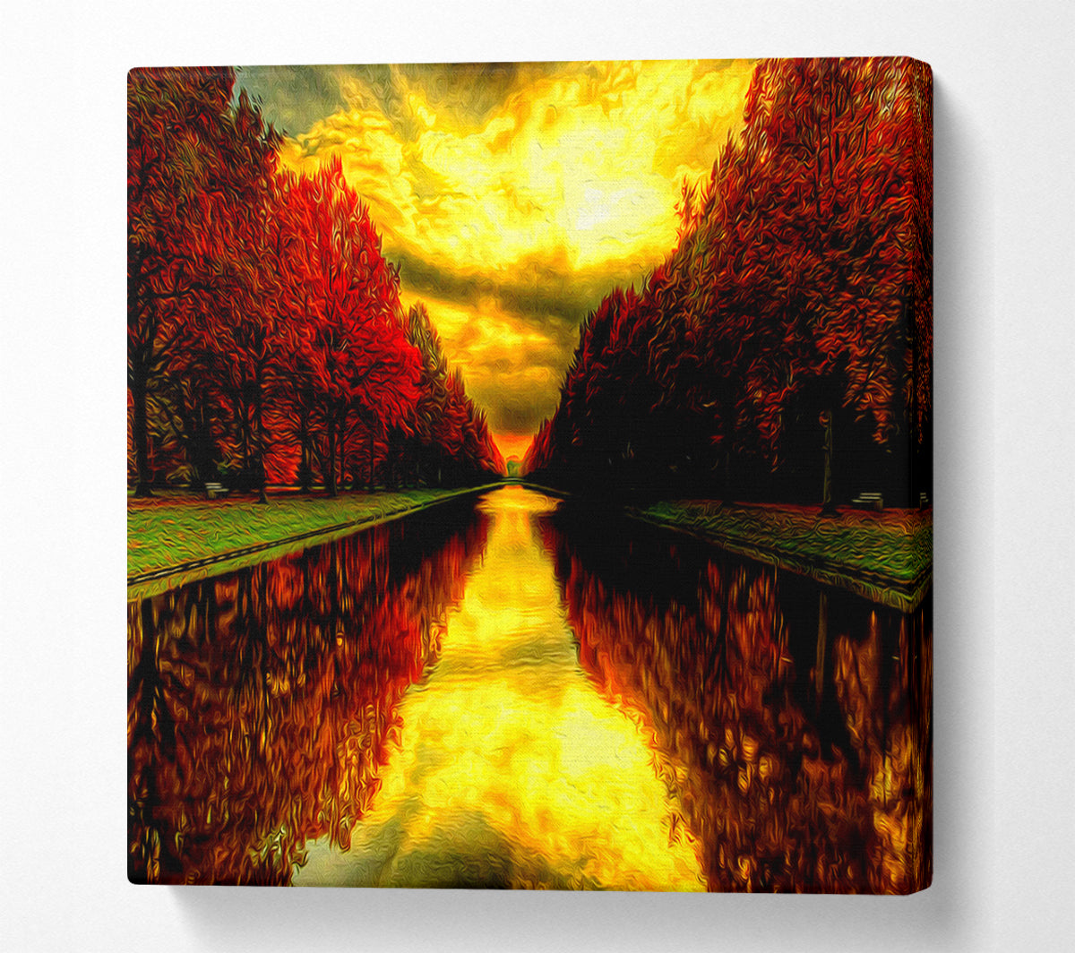 Fall Reflections Canvas Wall Art
