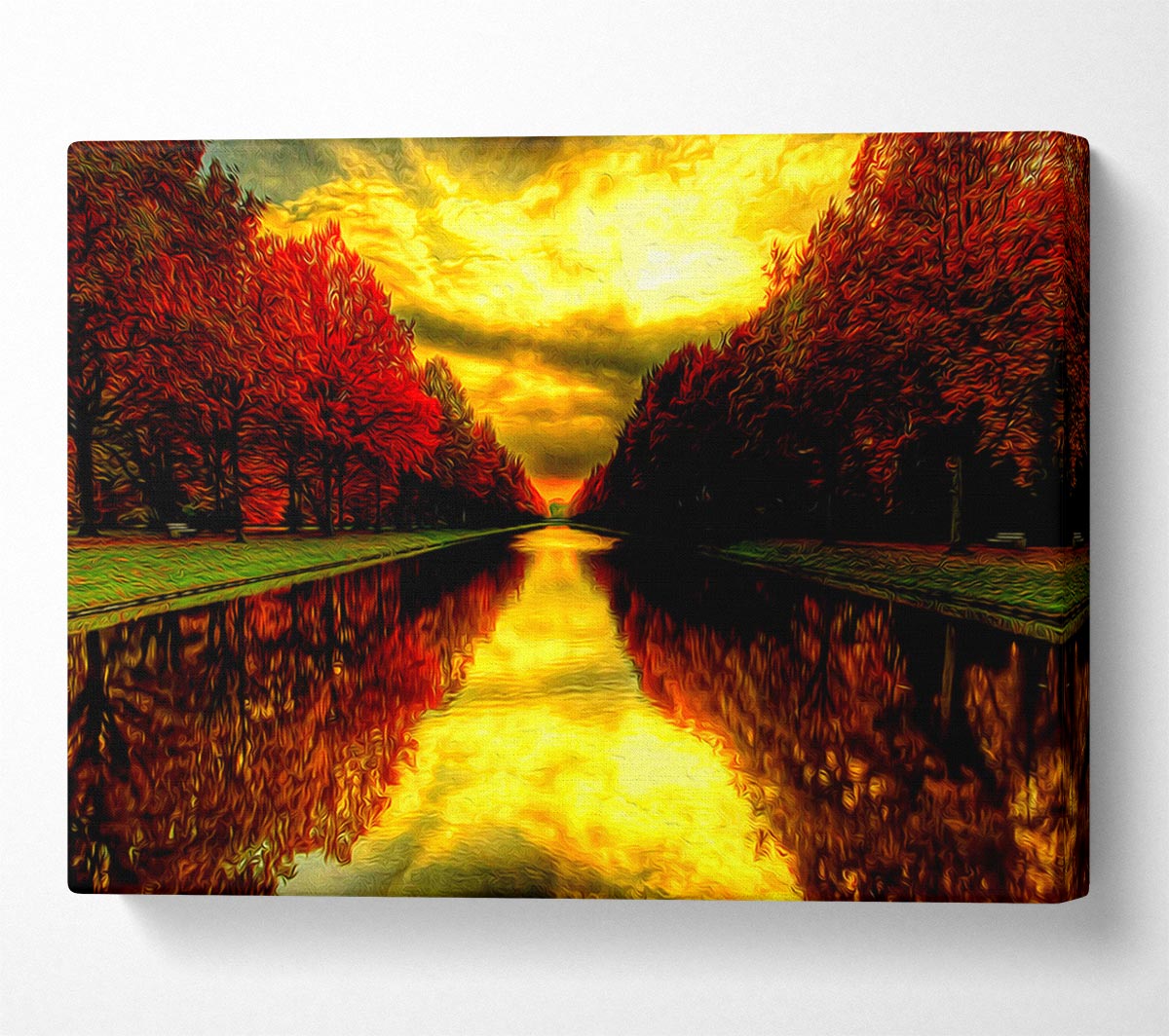 Fall Reflections Canvas Wall Art