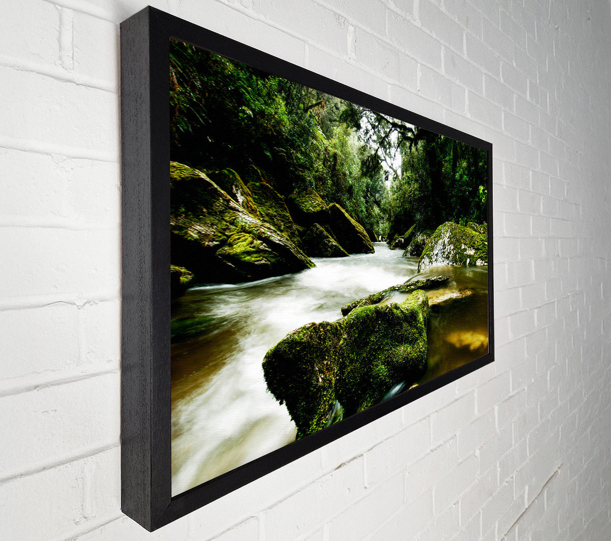 The River Flow Canvas Wall Art