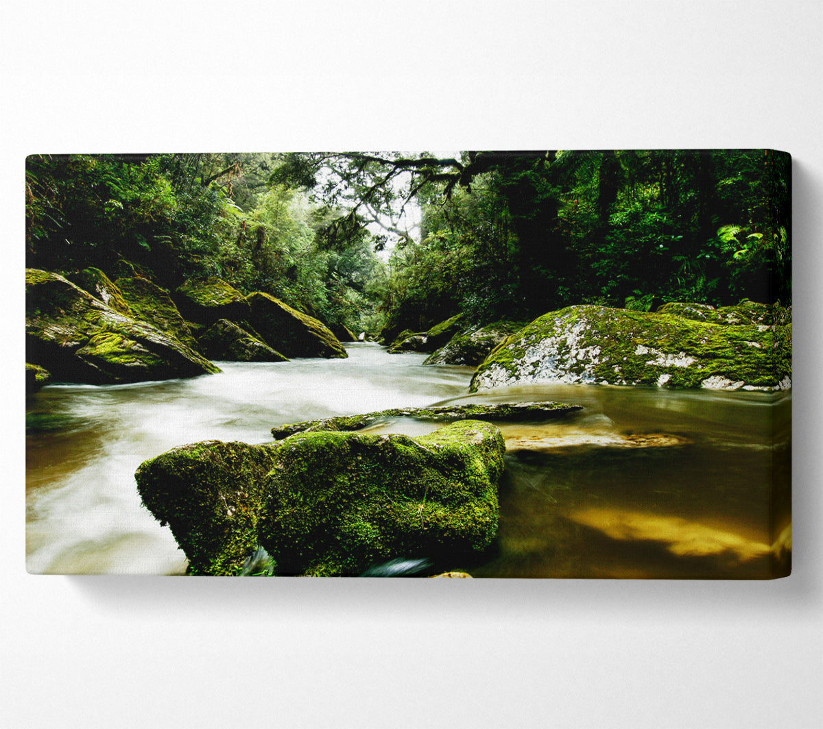 The River Flow Canvas Wall Art