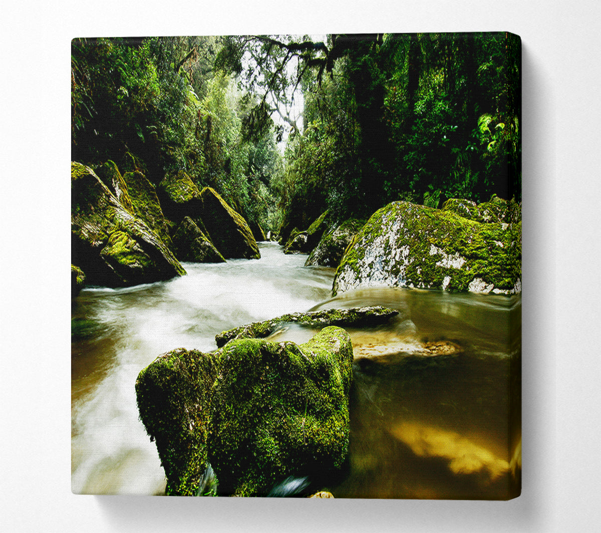 The River Flow Canvas Wall Art