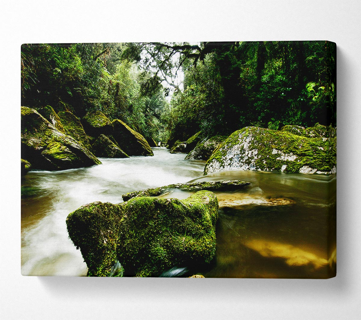 The River Flow Canvas Wall Art