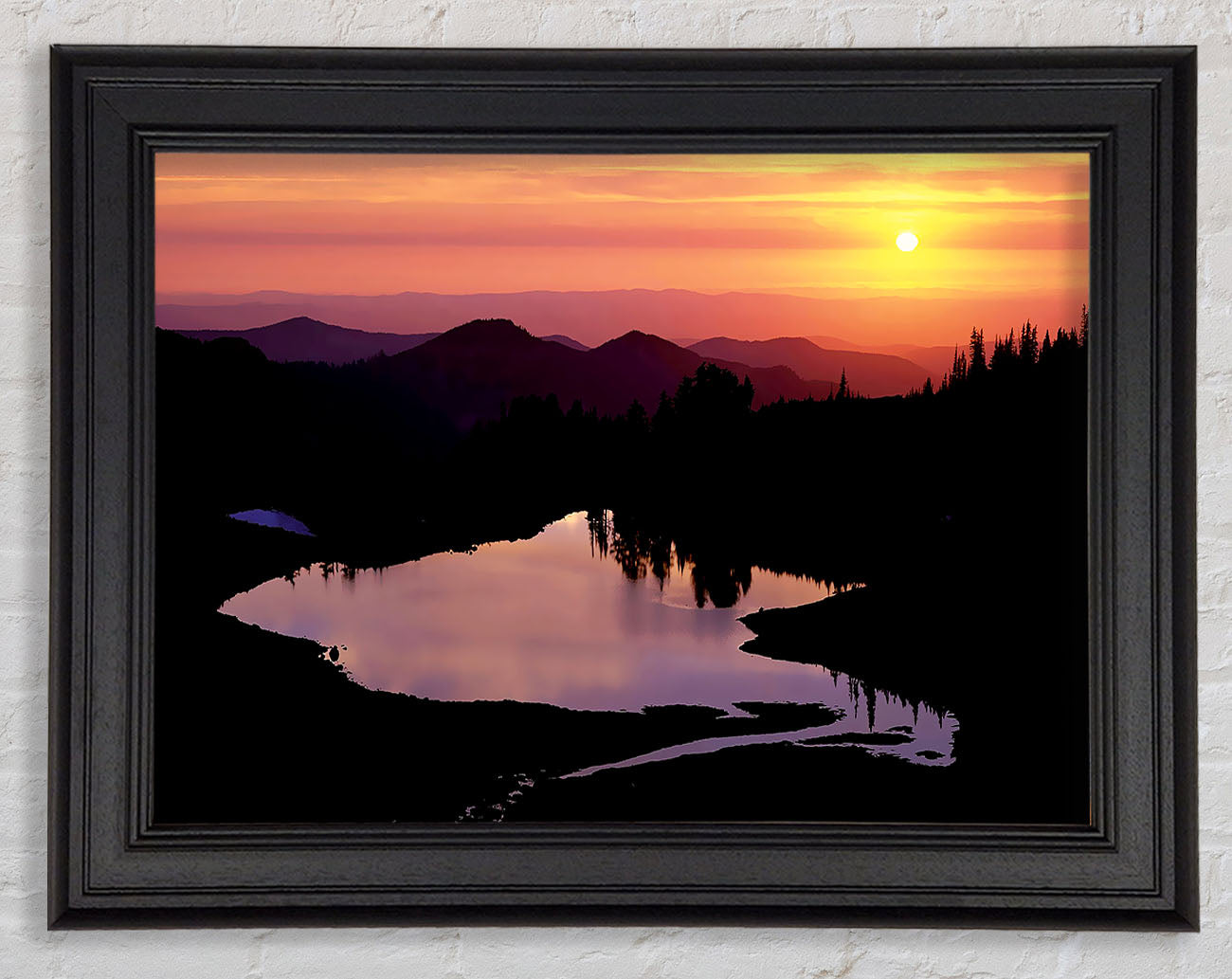 The River Sleeps Framed Print