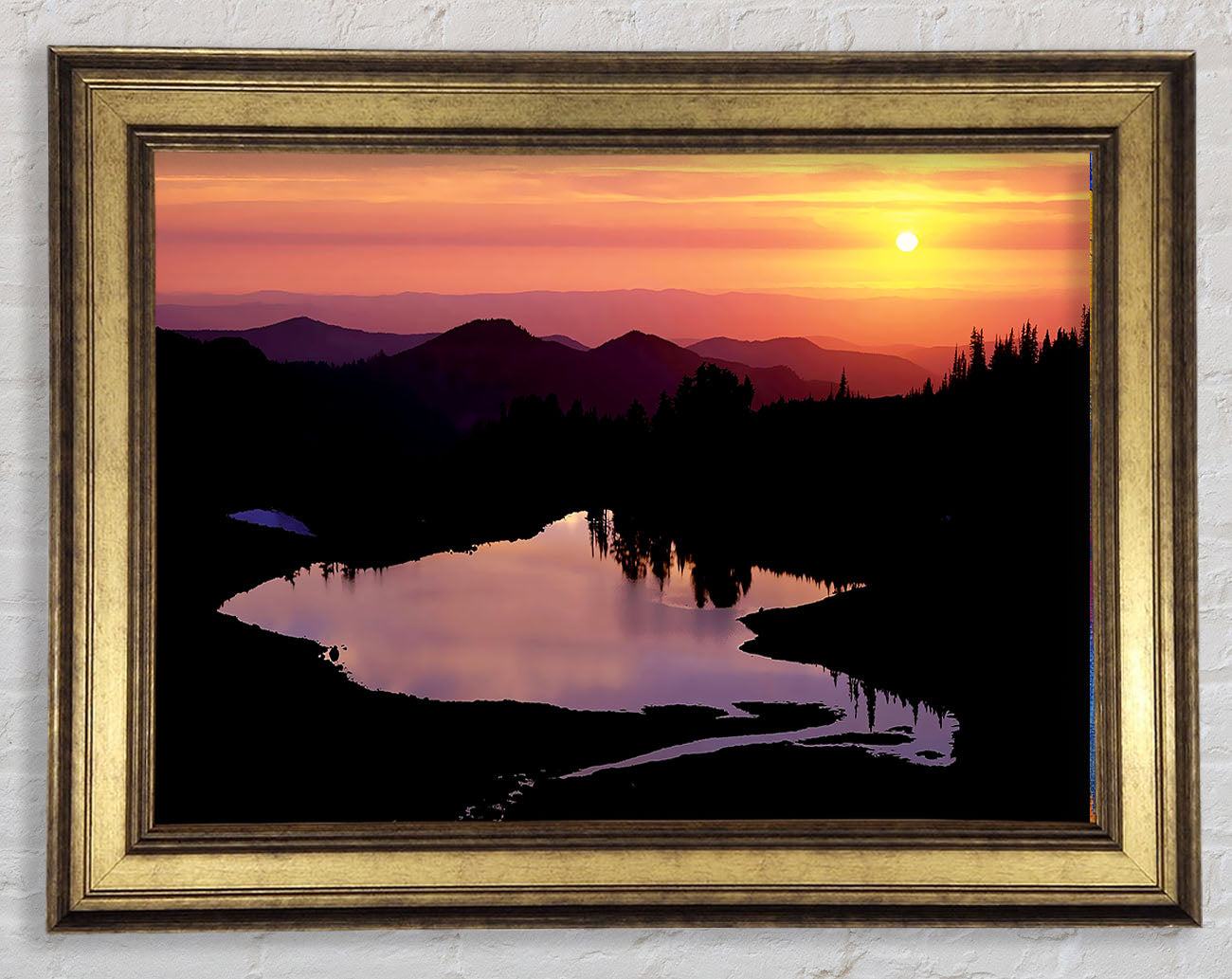 The River Sleeps Framed Print