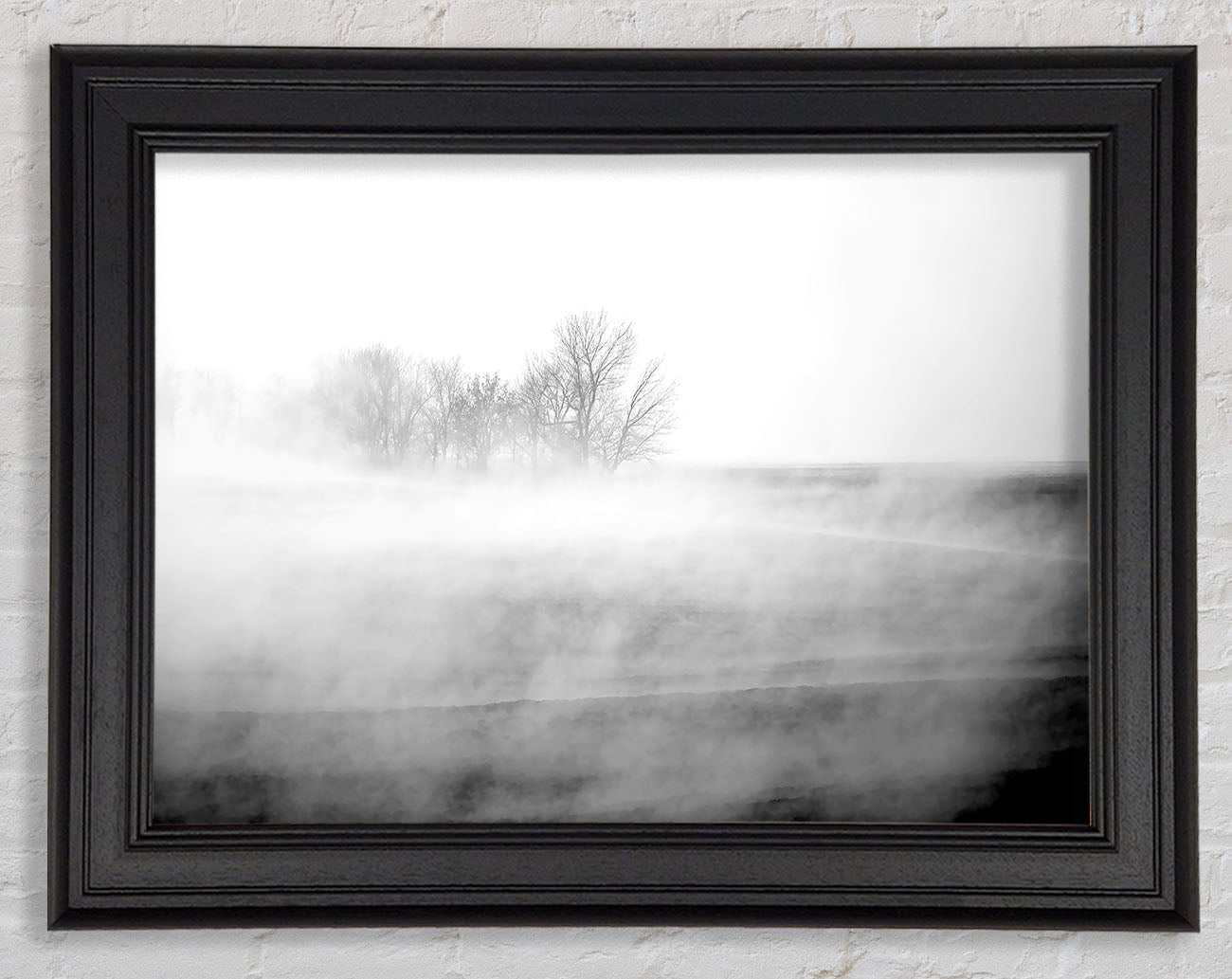 Absorption B n W Framed Print