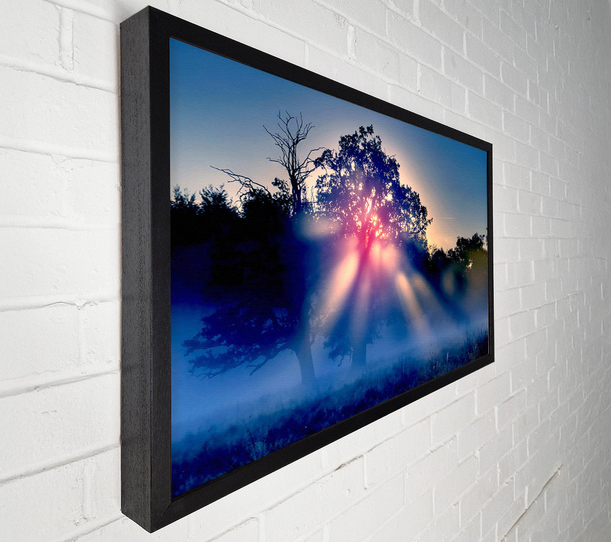 Sunset Blaze Canvas Wall Art