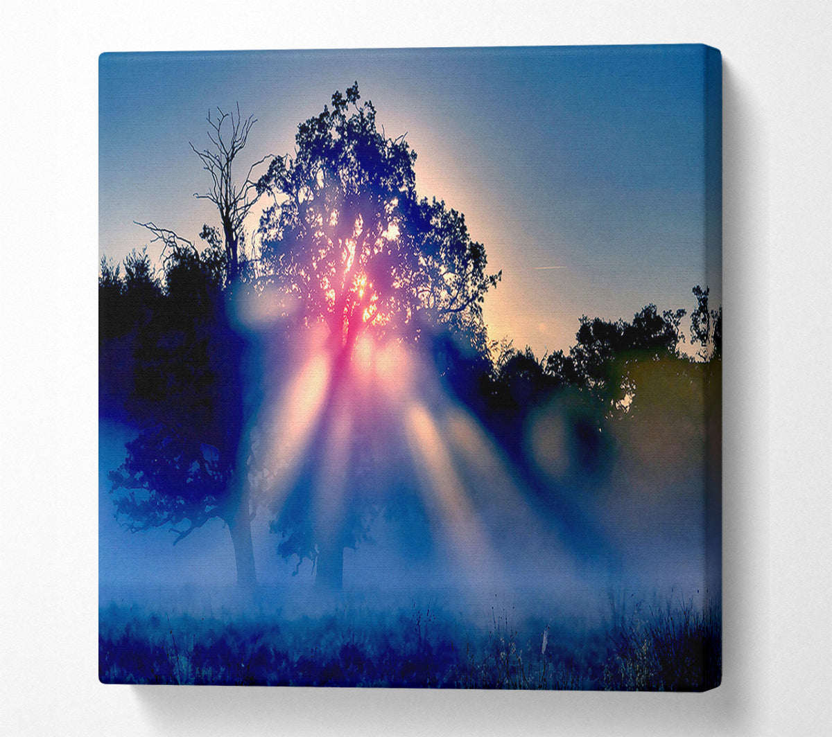 Sunset Blaze Canvas Wall Art