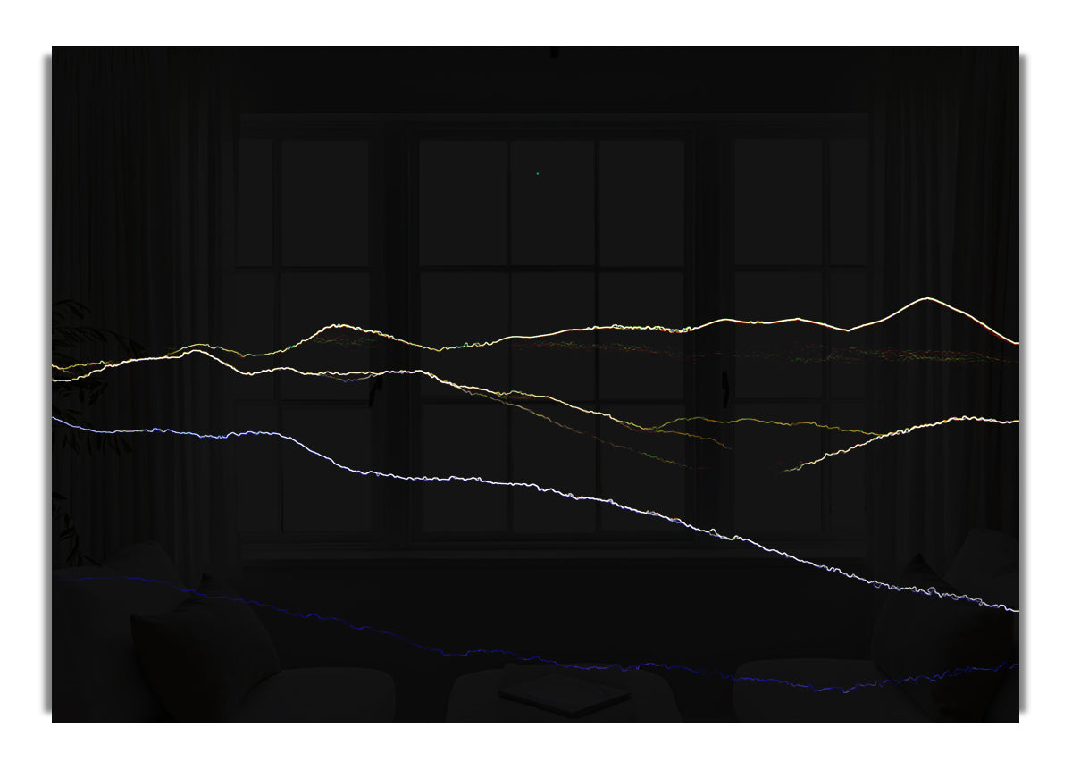 Abstract Neon Landscape 11