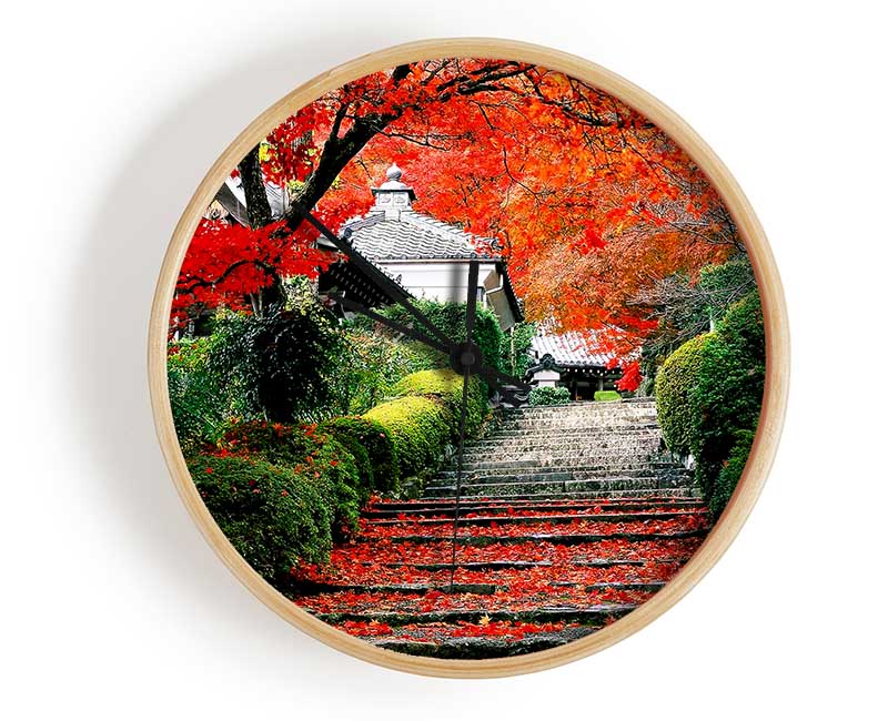 Red Autumn Garden