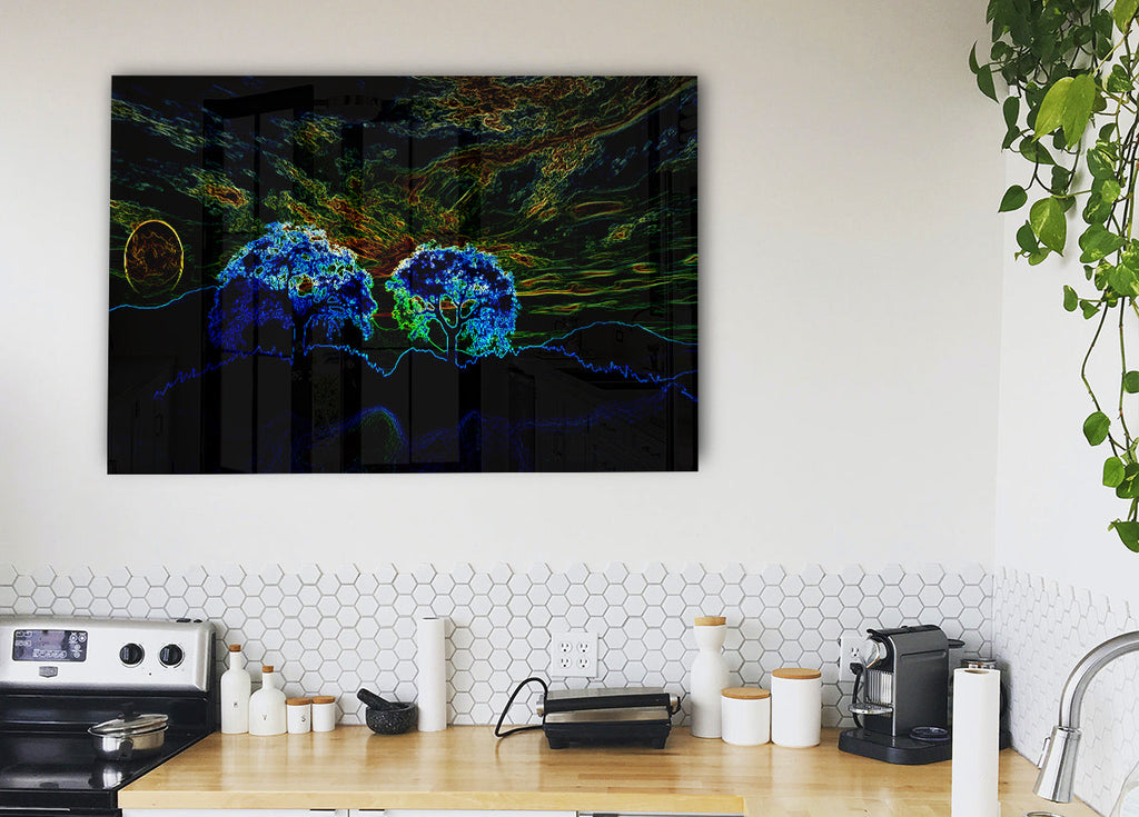 Abstract Neon Landscape 02